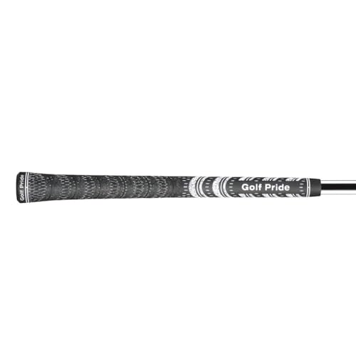 Golf club grip with 'Golf Pride' branding on a white background