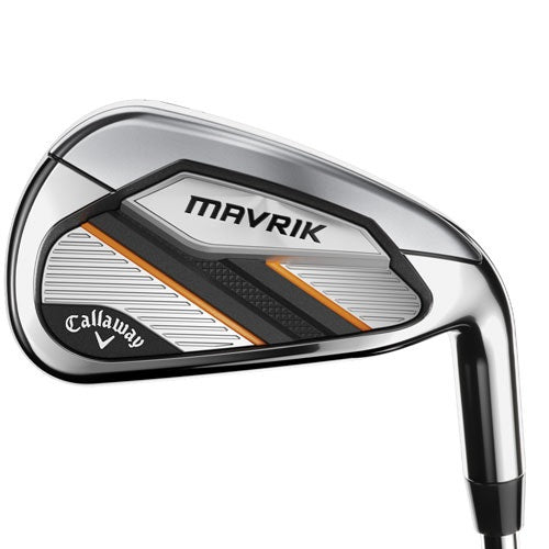 Product image of Callaway Mavrik golf iron on a white background