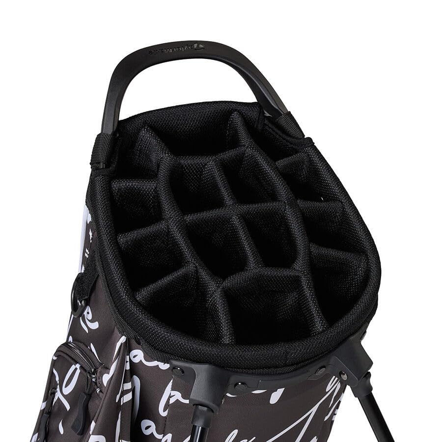 Product image of top of golf bag dividers on a white background