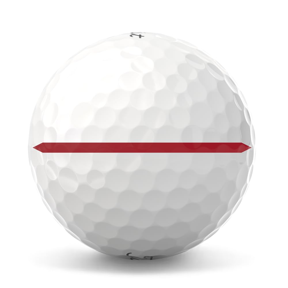 Titleist 2025 Pro V1 Performance Alignment Golf Balls - Pink - Dozen
