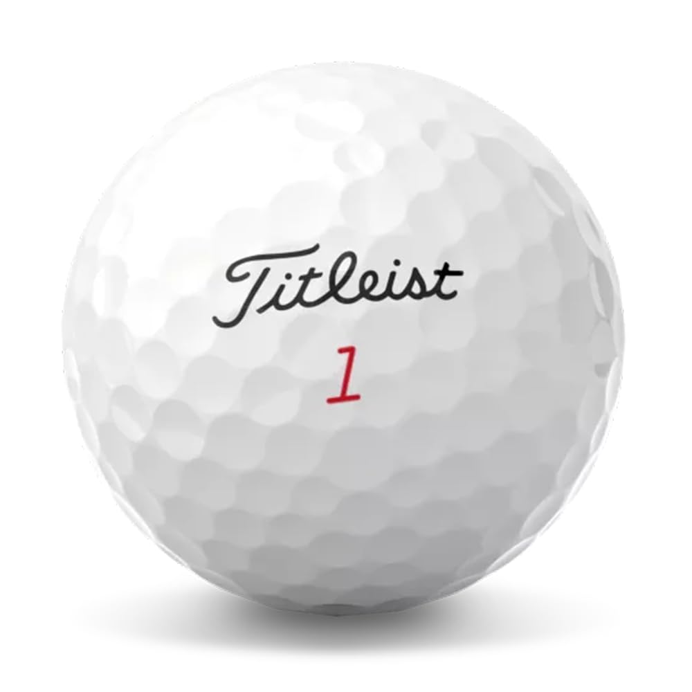 Titleist 2025 Pro V1x Performance Alignment Golf Balls - Red - Dozen