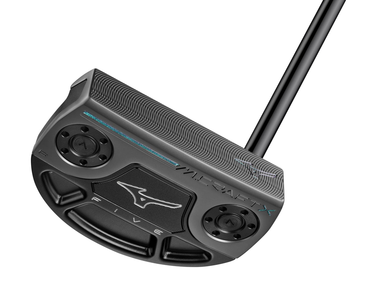 Product image of Mizuno golf putter on a white background