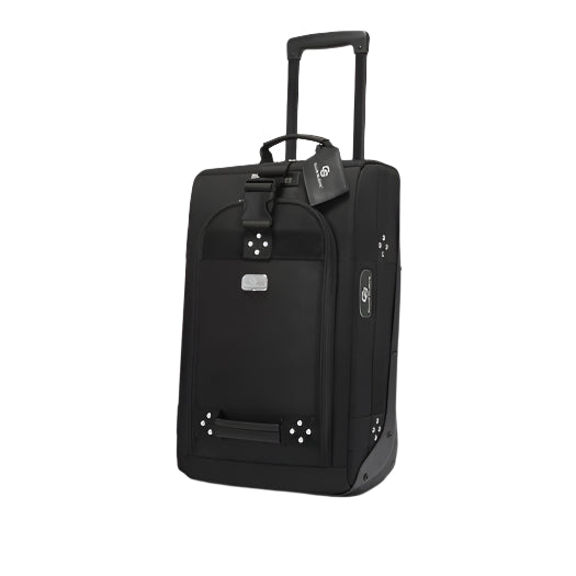 Product image of a Club Glove Carry On luggage piece in black on a white background