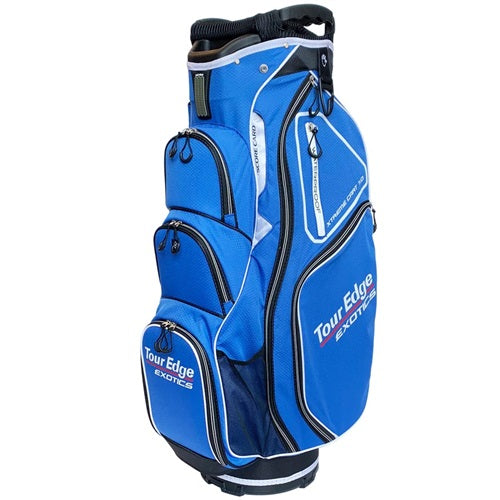 Product image of a Tour Edge Exotics golf cart bag on a white background
