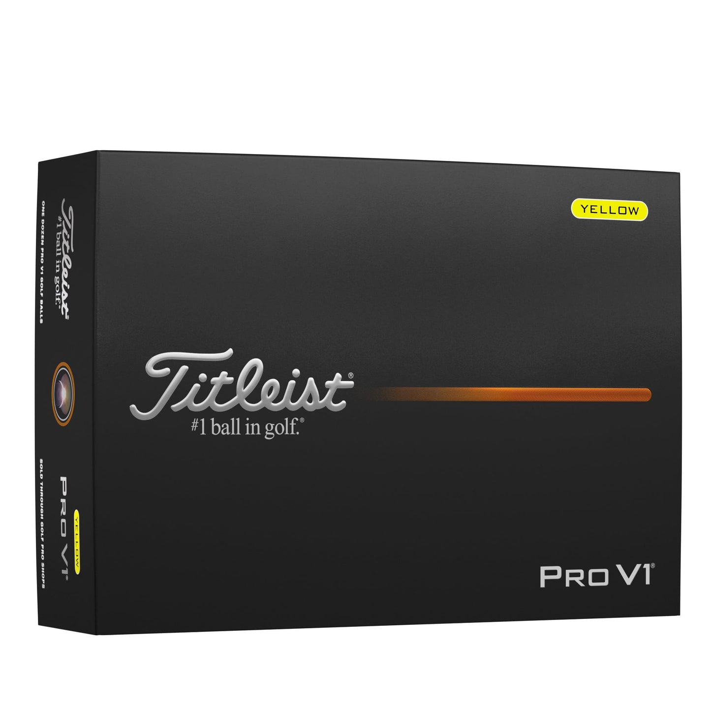 Titleist Pro V1 golf ball packaging on a white background