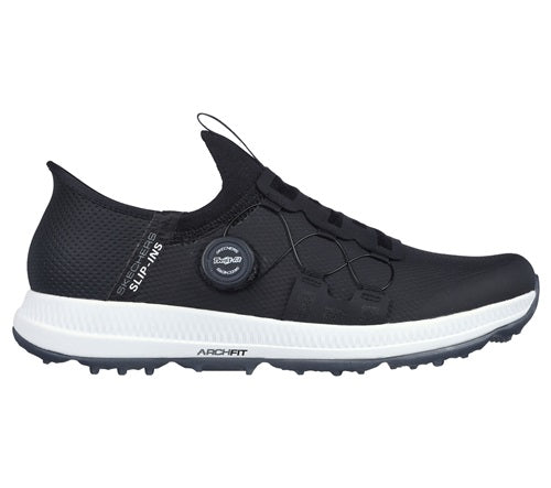 An image of Skechers Go Golf Elite 5 Golf Shoes Black/White 8.5 on a white background