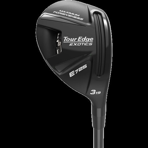 An image of Tour Edge Golf Exotics E725 Hybrid - #3 - Cypher 50 A-Flex - LH on a white background