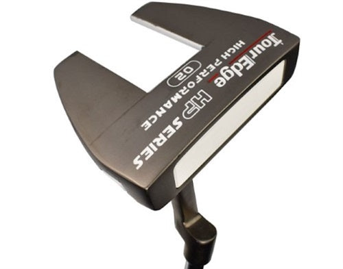 An image of Tour Edge Golf Hp Series Black Nickel 02 Putter Left Handed - 34" on a white background