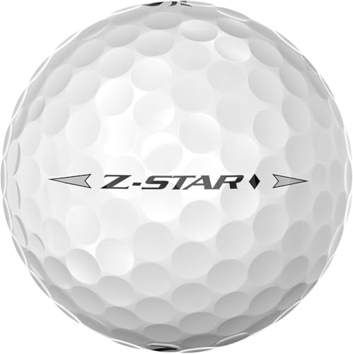 White golf ball with 'Z-Star' branding on a white background