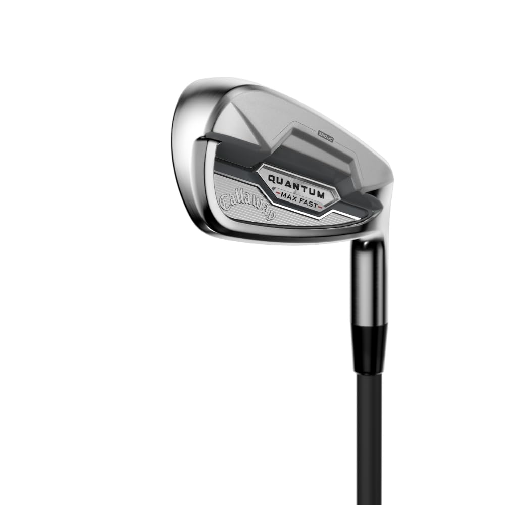 Golf club head with Callaway 'Quantum' branding on a white background