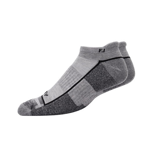 An image of a FootJoy ProDry Roll Tab Socks - Heather Grey on a white background