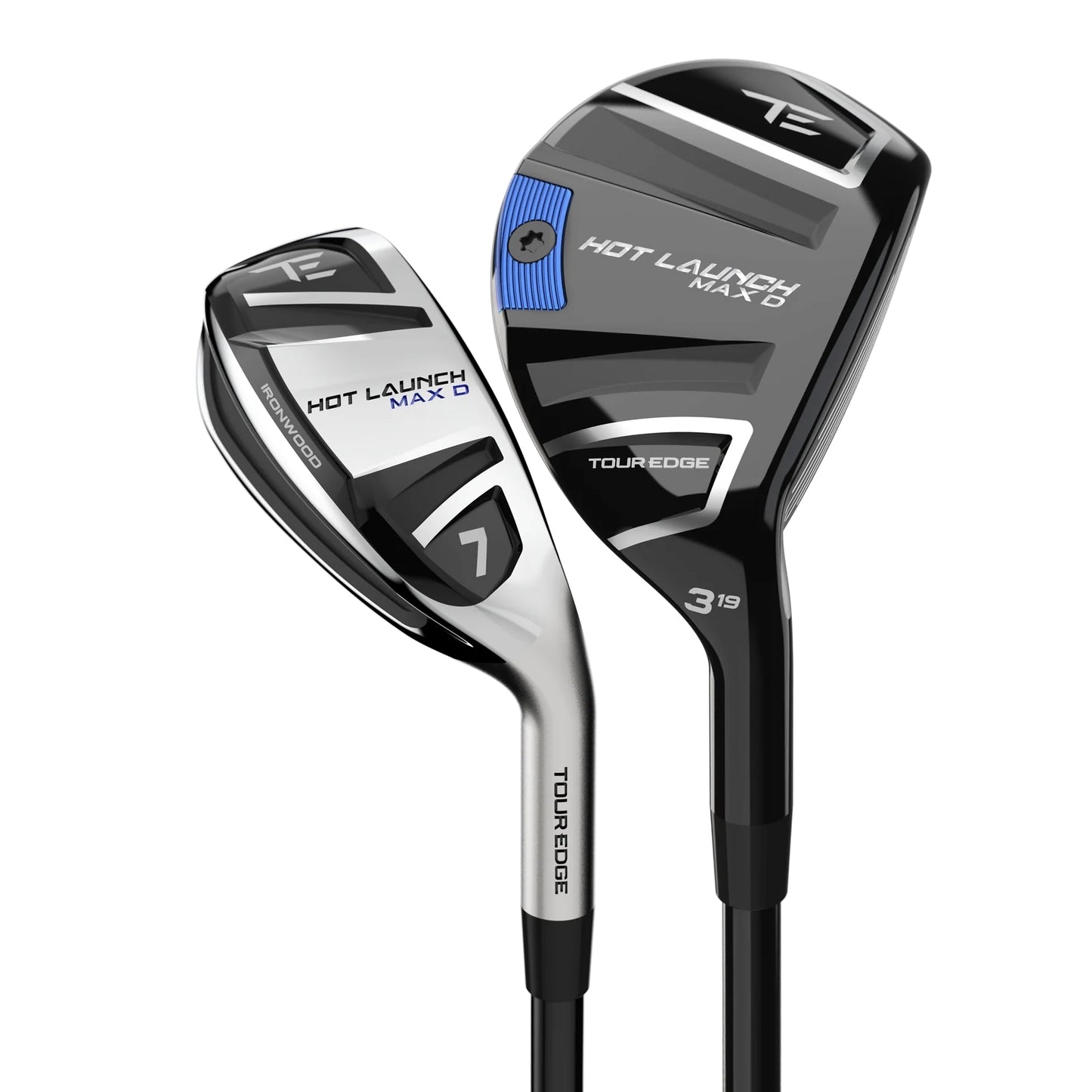 An image of a Tour Edge HL Max D Women's Combo Set - Graphite on a white background