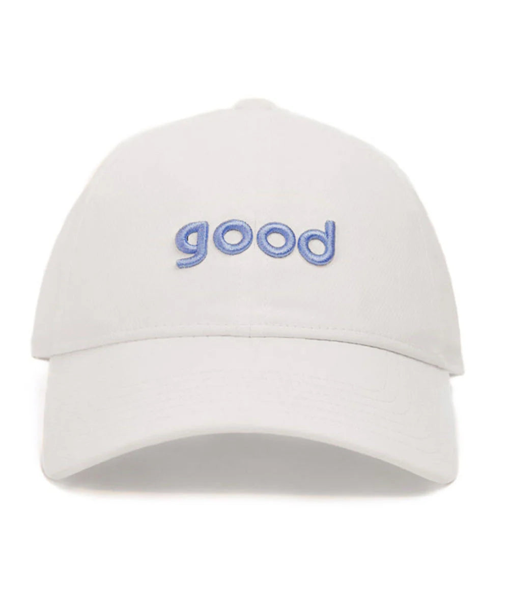 An image of a Good Good Pure Champ Cap on a white background