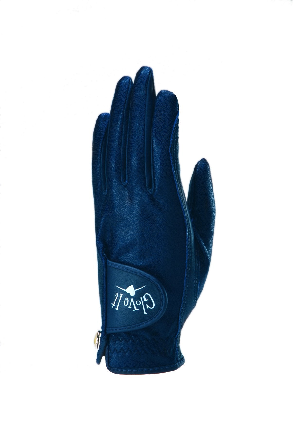 A product image of a Glove It Black Clear Dot Golf Clove on a white background