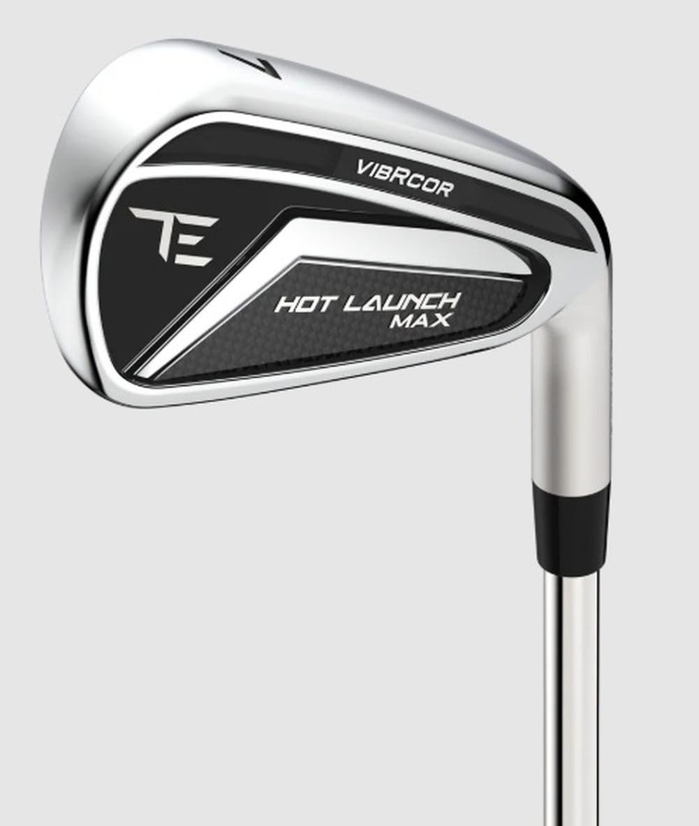 A product image of a Tour Edge Hot Launch Max Iron Set - Steel on a white background