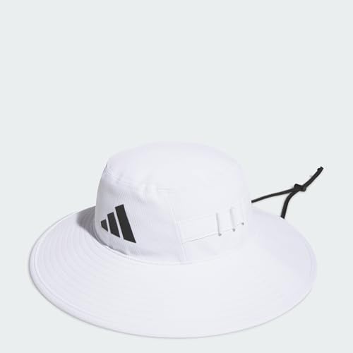 Adidas Golf Wide Brim Hat - White - L/XL