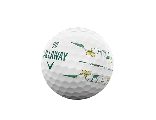 Callaway Limited Edition 2026 Chrome Tour Golf Balls - Dozen - April Major Stripe