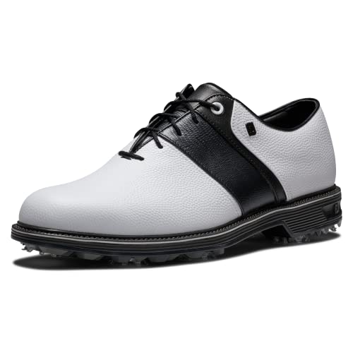 FootJoy Dry Joy Premiere Cleated Golf Shoes - White/Black