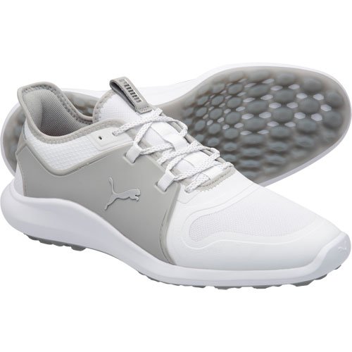 PUMA IGNITE Fasten8 Golf Shoes - White / Silver / High Rise