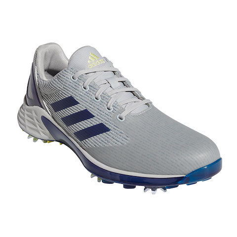 Adidas ZG21 Shoes - Grey Two/Victory Blue/Pulse Yellow – Golf Superstore