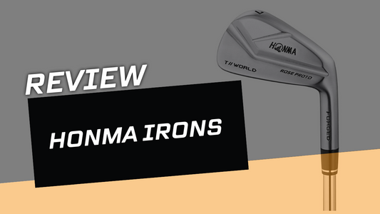 image of honma iron and title 