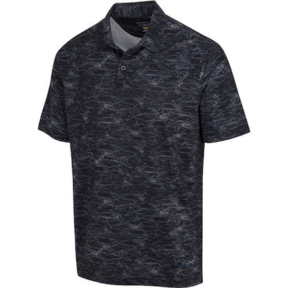 Greg Norman Lab Shark Shadow Polo