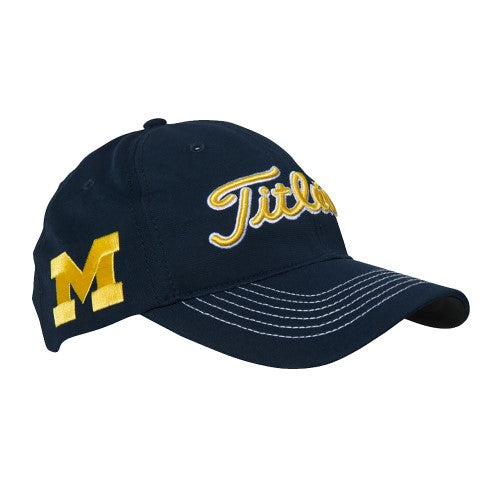 Titleist Collegiate Cap - (TH5FCOL-MI) - Blue/Gold - Michigan