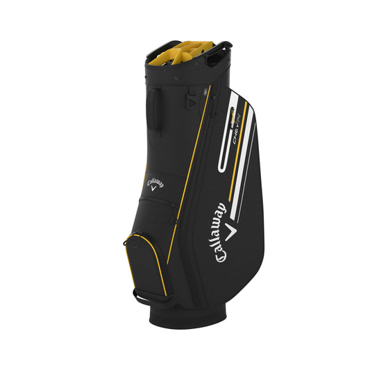 Callaway Chev 14 2024 Cart Bag - Black / Golden Rod