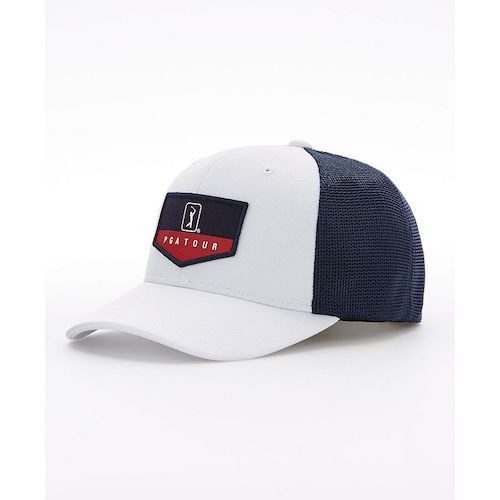 PGA Tour Hat - Americana Trucker - Bright White