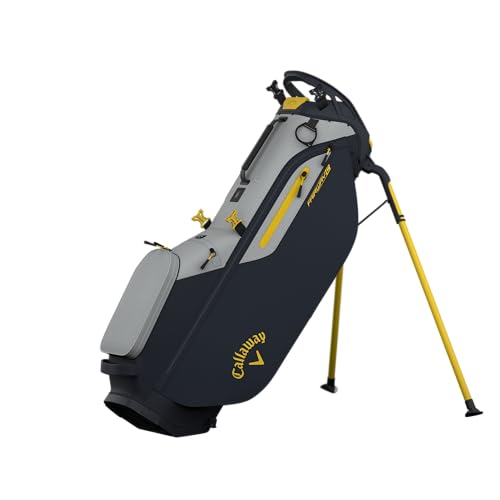 Callaway Fairway C Stand Bag - Silver/Midnight/Golden Rod