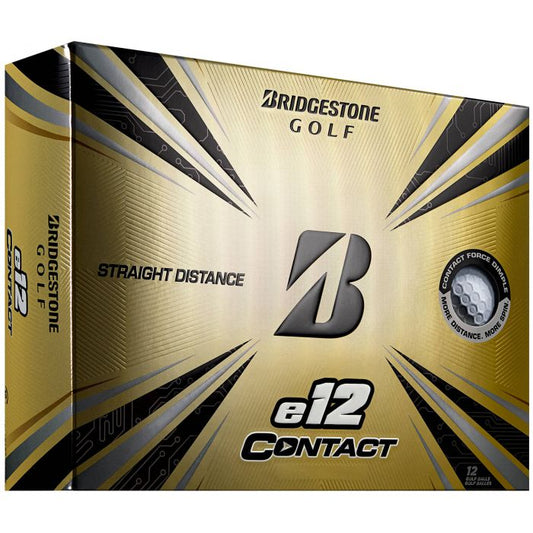Bridgestone E12 Contact White Golf Balls