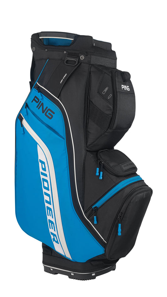 PING 214 Pioneer Cart Bag - Royal / Black