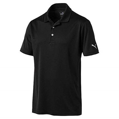 An image of Puma Rotation Polo - Black - L on a white background