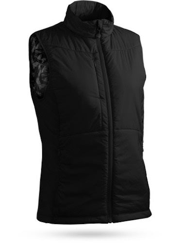An image of Sun Mountain Women's Colter II Vest Black - 2XL on a white background