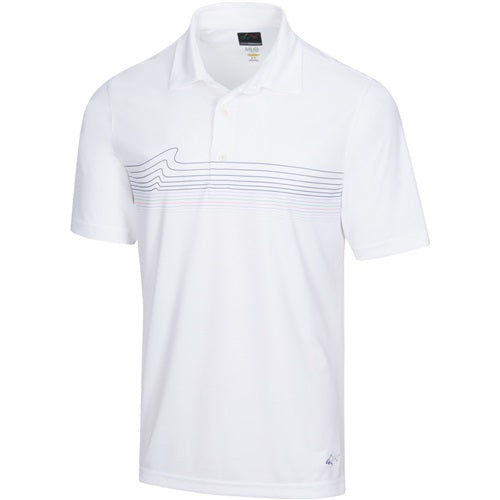 Greg Norman ML75 Microlux Fin Print Polo