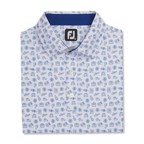 FootJoy Lisle Travel Print Self Collar