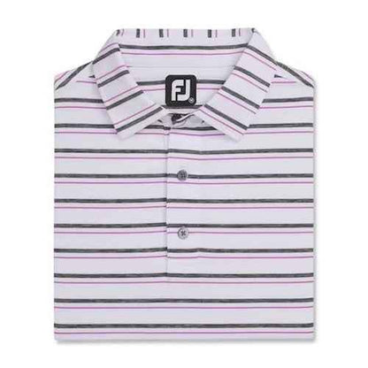 FootJoy Lisle Space Dyed Stripe Self Collar