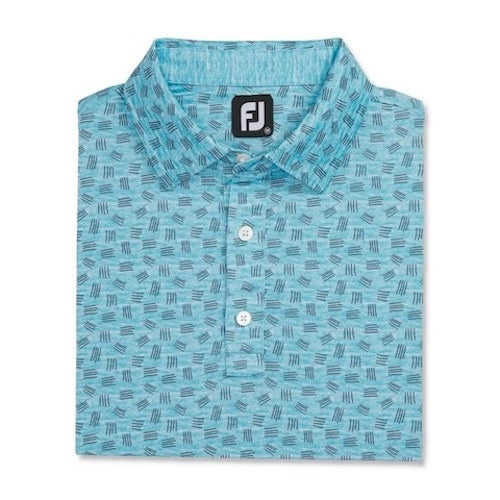 FootJoy Lisle Sketched Print Self Collar