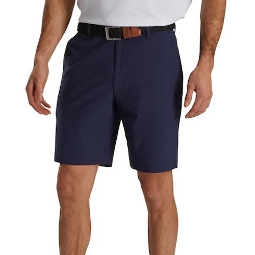 An image of a FootJoy Performance Knit Shorts - Navy - 34 on a white background