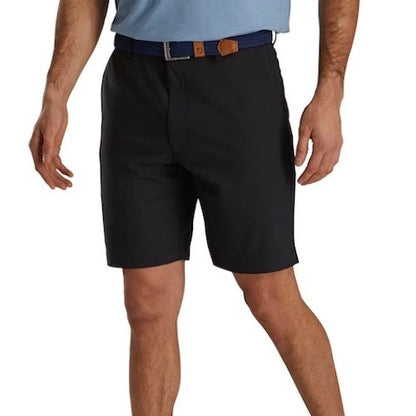 An image of a FootJoy Performance Knit Shorts - Black - 40 on a white background