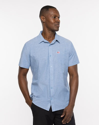 Travis Mathew Eagle Pride Button Up