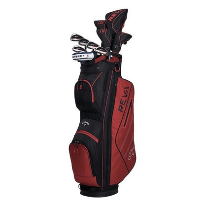 Callaway Reva Women's Package Set - 8Ppc - Graphite Ladies - Red