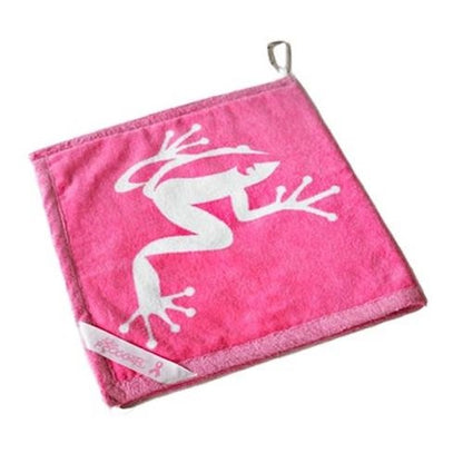 An image of Amphibian Towel - Pink on a white background