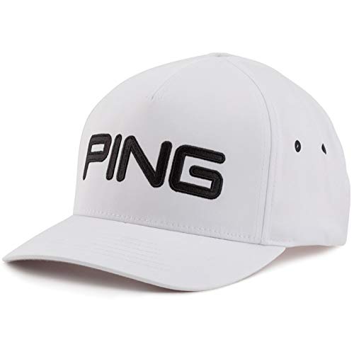 PING 201 Stuctured Hat - White / Black - L/XL