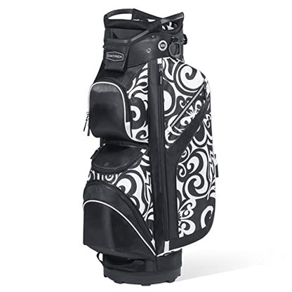 A hero image of a Datrek golf cart bag on a white background