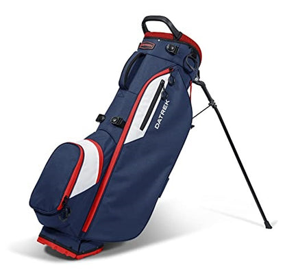 A hero image of a Datrek golf stand bag on a white background