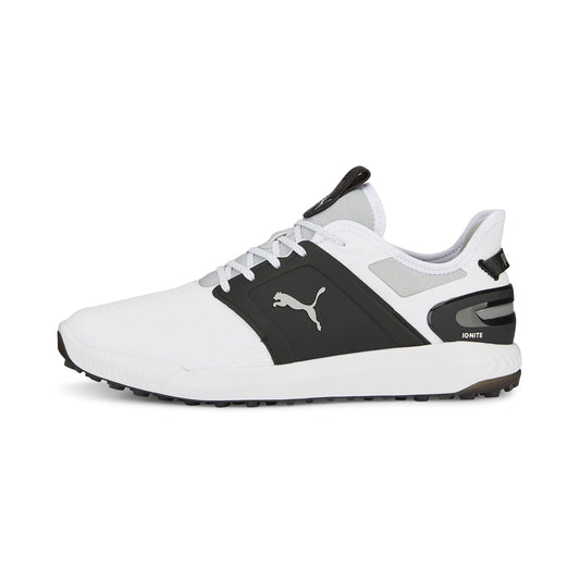 Puma Ignite Elevate Golf Shoes - Puma White / Puma Black - 9.5