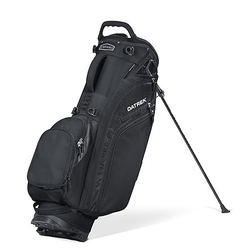 A hero image of a Datrek golf stand bag on a white background