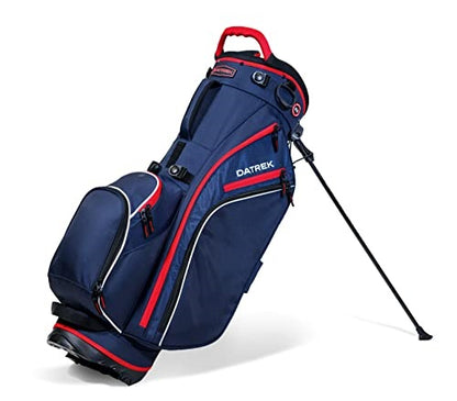 A hero image of a Datrek golf stand bag on a white background