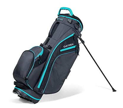 a hero image of a Datrek golf stand bag on a white background